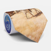 Vintager Western Cowboys, Deckwagen von Wyeth Krawatte (Gerollt)