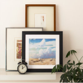 Vintager Western Cowboys, Deckwagen von Wyeth Poster