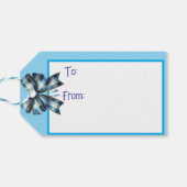 Vintager Western Geschenkanhänger (Rückseite Horizontal)