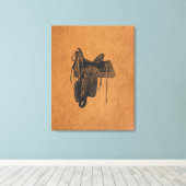 Vintager Western Leinwanddruck (Insitu (Holzboden))