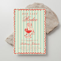 Vintager Western Letztes Rodeo-Brautparty