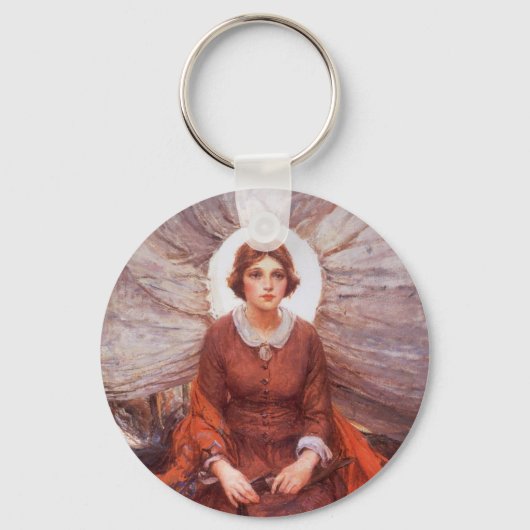 Vintager Western, Madonna der Prärie von Koerner Schlüsselanhänger (Vorderseite)