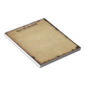 Vintager Western Notepad Notizblock (angewinkelt)