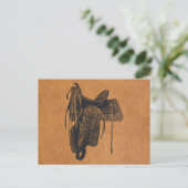 Vintager Western Postkarte (Stehend Vorderseite)