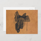 Vintager Western Postkarte (Vorne/Hinten)