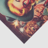 Vintager Western Pulp Girl Seidenpapier (Ausschnitt)