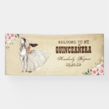 Vintager Western Quinceanera 15. Geburtstag