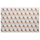 Vintager Western-Rodeo-Cowboy-sträubendes Stoff (Yard (91,4 cm))