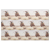 Vintager Western-Rodeo-Cowboy-sträubendes Stoff (Fat Quarter (45,7 x 55,9 cm))