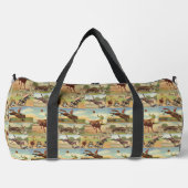Vintager Western Rodeo Events Cowboys Pferdebullen Duffle Bag (Vorderseite)