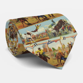 Vintager Western Rodeo Events Cowboys Pferdebullen Krawatte