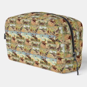 Vintager Western Rodeo Events Cowboys Pferdebullen Waschbeutel