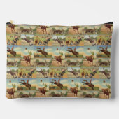 Vintager Western Rodeo Events Cowboys Pferdebullen Zubehörtasche (Vorderseite)