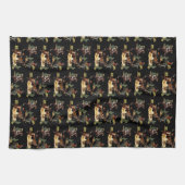 Vintager Western Rodeo Events Cowgirl Cowboy Geschirrtuch (Horizontal)