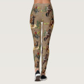 Vintager Western Rodeo Events Cowgirl Cowboy Leggings (Rückseite)