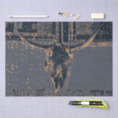 Vintager Western Schwarzer Himmel Seidenpapier (Handwerk)