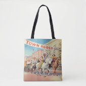 Vintager Western Stadtrundgang Tasche (Vorderseite)
