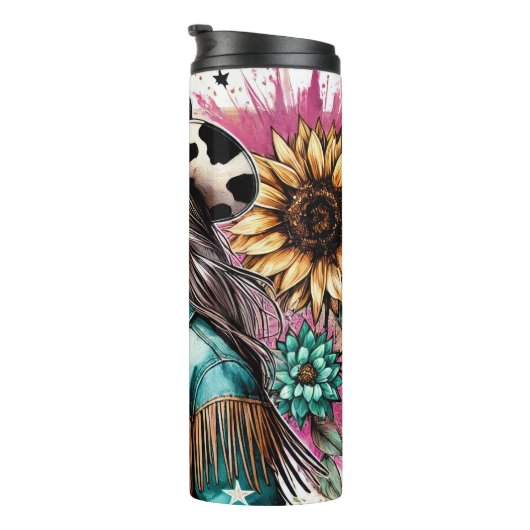 Vintager Western Thermosbecher (Nach rechts gedreht)