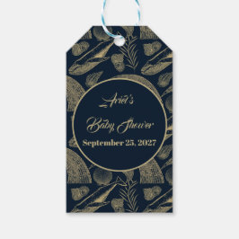 Vintager Whale Blue Geschenkanhänger