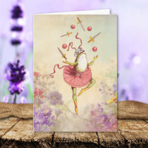 Vintager Whimsical Balancing Frosch Belated Geburt