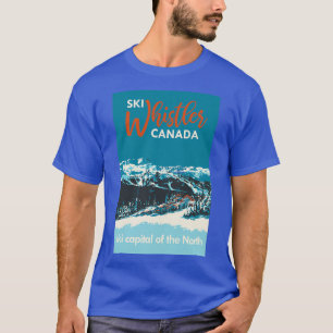 Vintager Whistler Kanadier Ski T-Shirt