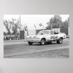 Vintager Widerstand - lustiges Auto "wilde Fracht" Poster