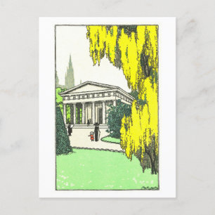 Vintager Wiener Theseus Tempel Postcard Postkarte