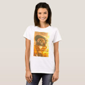 Vintager Wild West Wolf T - Shirt (Vorne ganz)