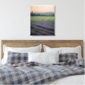 Vintager Wilder Lavendel: Ölmalerei auf Leinwand (Insitu (Schlafzimmer))