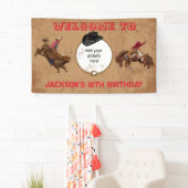 Vintager wilder Western Geburtstag Banner (Insitu)