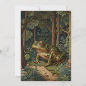 Vintager Wildfroswald Einladung (Vorderseite)