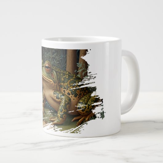 Vintager Wildfroswald Jumbo-Tasse (Vorderseite Rechts)