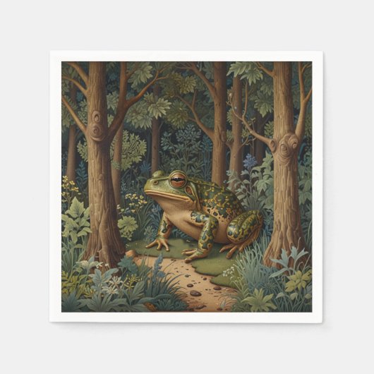 Vintager Wildfroswald Serviette (Vorderseite)