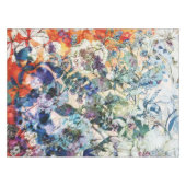 Vintager Wildfrühling Botanisches Blumenblut Tischdecke (Vorderseite (Horizontal))