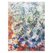 Vintager Wildfrühling Botanisches Blumenblut Tischdecke (Vorderseite)