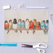 Vintager Wildtierpark Seidenpapier (Handwerk)