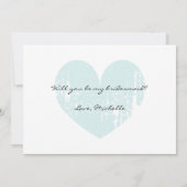 Vintager Wille sind Sie meine Einladung (Rückseite)