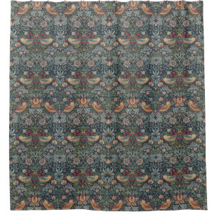 Vintager William Morris Strawberry-Dieb Duschvorhang