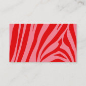 Vintager Windelknipser in rosa Retro Begleitkarte (Rückseite)