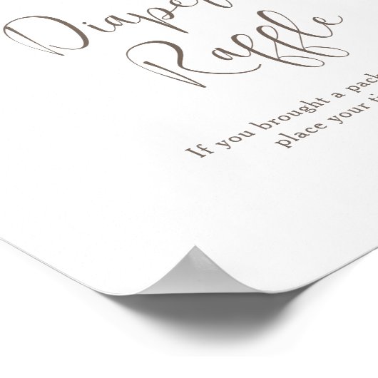 Vintager Windelknipser Poster (Ecke)