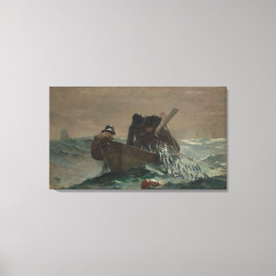 Vintager Winslow Homer Das Heringsnetz Leinwanddruck