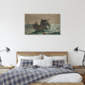 Vintager Winslow Homer Das Heringsnetz Leinwanddruck (Insitu (Schlafzimmer))