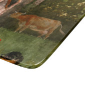 Vintager Winslow-Homer Das Milchmädchen Schneidebrett (Ecke)