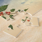 Vintager Winter - Brünettes Button im Januar Puzzle (Seite)