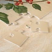 Vintager Winter - Brünettes Button im Januar Puzzle (Seite)