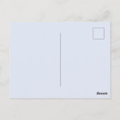 Vintager Winter Postkarte (Rückseite)