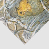 Vintager Winter Songbird Bird Antiquitäten Seidenpapier (Ausschnitt)