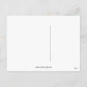 Vintager Winterlandschaft Weihnachtsdruck Feiertagspostkarte (Rückseite)