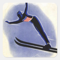 Vintager Wintersport - Skijumper