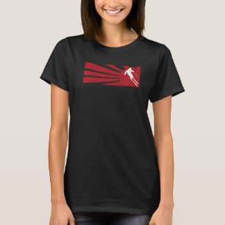 Vintager Wintersport und Schneeschuhwandern und Re T-Shirt
